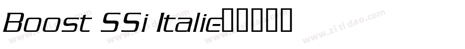 Boost SSi Italic字体转换
